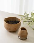 Matcha Chawan and Chasen (Whisk) Holder Set